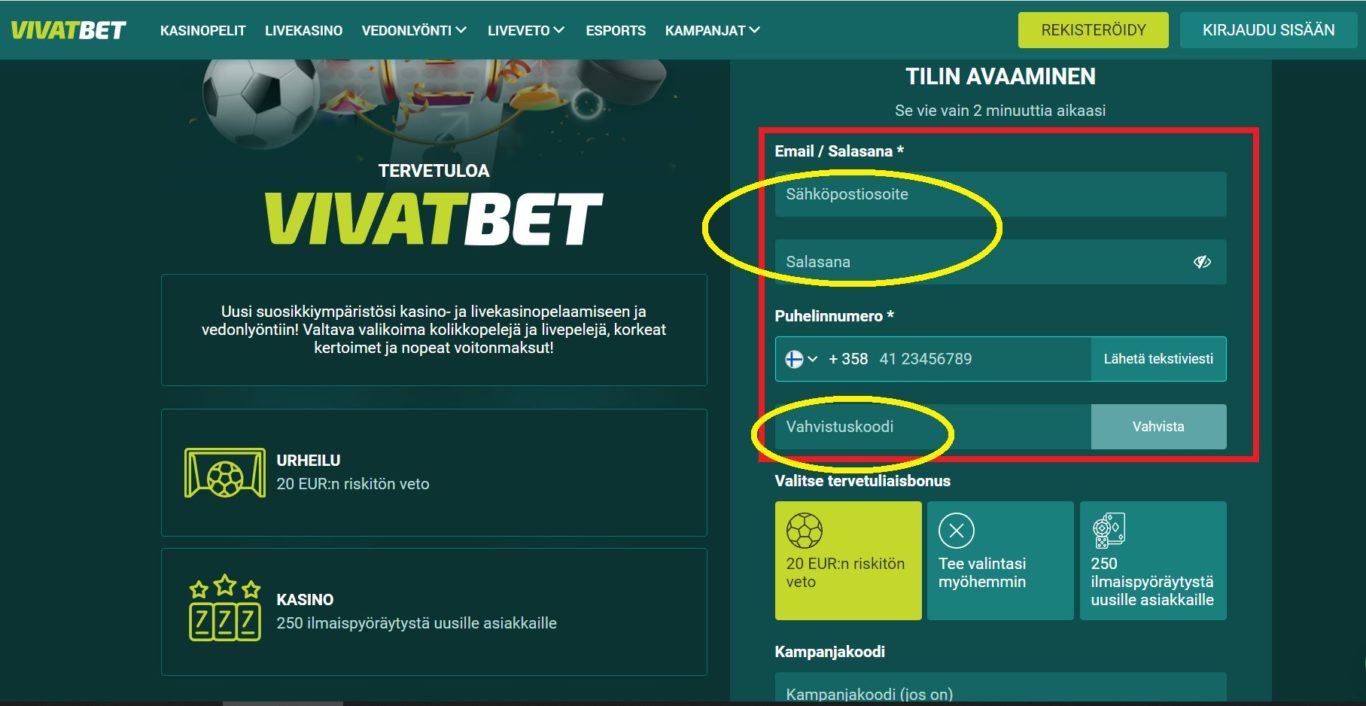 Vivatbet App: bonus kaikille älypuhelimille